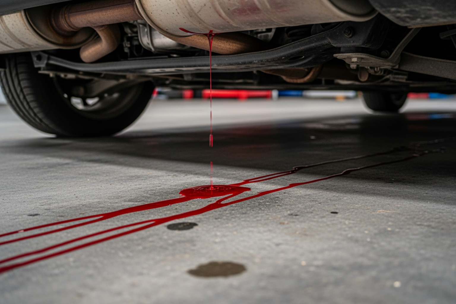 transmission fluid leaking