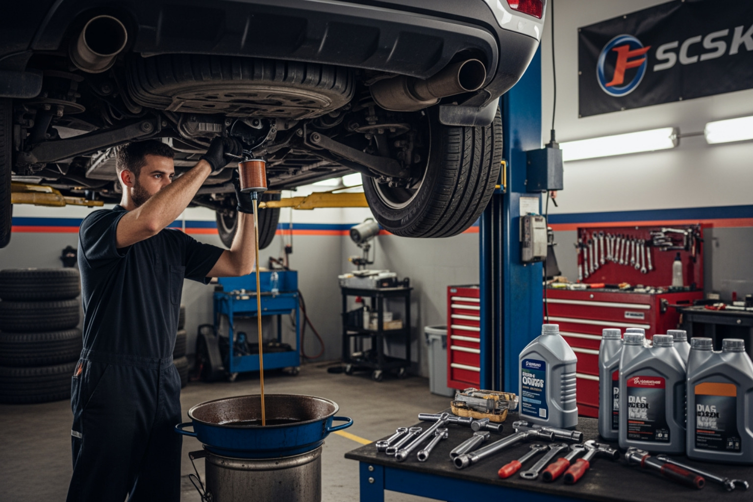Oil change for SUV